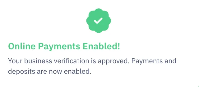 Payment Banner